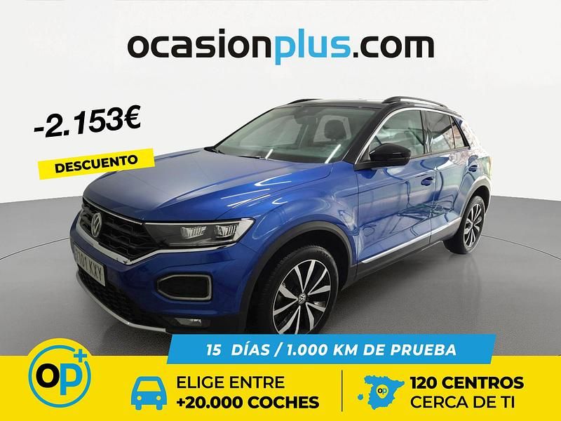 Usado VW T-Roc Advance 150 CV (110 kW) 2019 Azul SUV