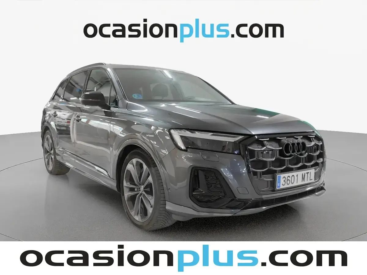 Usado Audi Q7 S-Line 286 CV (210 kW) 2024 Gris SUV