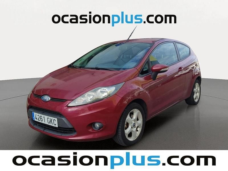 Rojo Usado 2008 Ford Fiesta Trend Utilitario | 4800 € (Precio justo) - Imagen 1/4