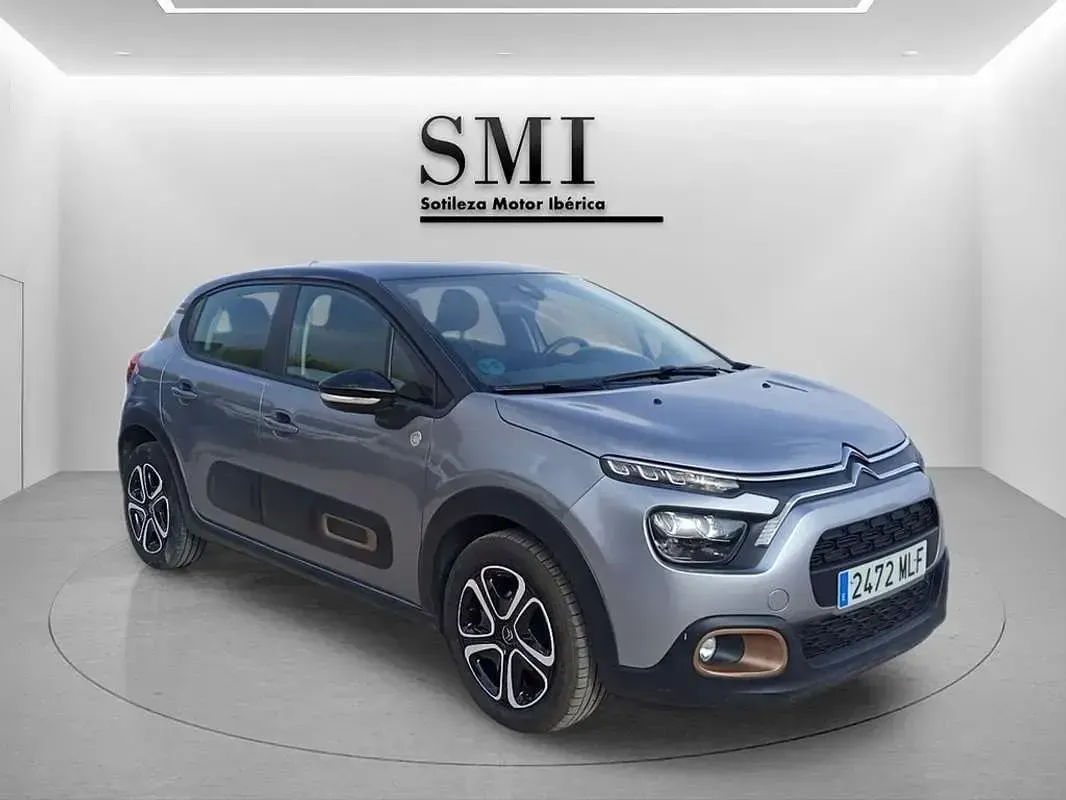 Usado Citroën C3 PureTech 82 CV (60 kW) 2023 Gris Utilitario