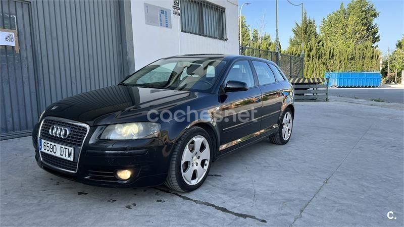 Negro Usado 2006 Audi A3 Sportback Ambition Berlina | 4499 € (Buen precio) - Imagen 1/4