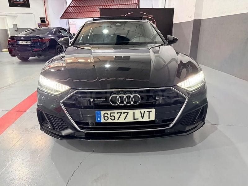 Usado Audi A7 S-Line 286 CV (210 kW) 2022 Negro Berlina