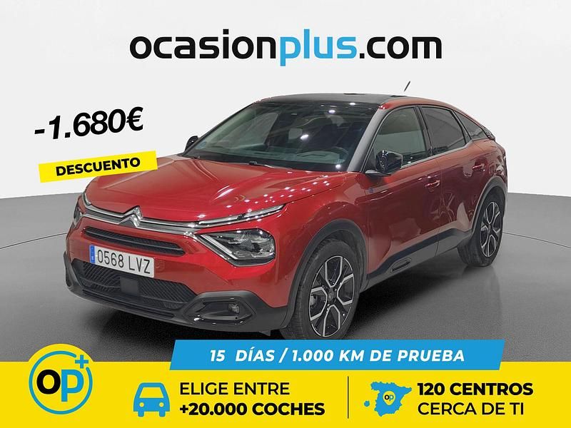 Rojo Usado 2022 Citroën e-C4 Shine SUV | 18.490 € (Precio justo) - Imagen 1/4