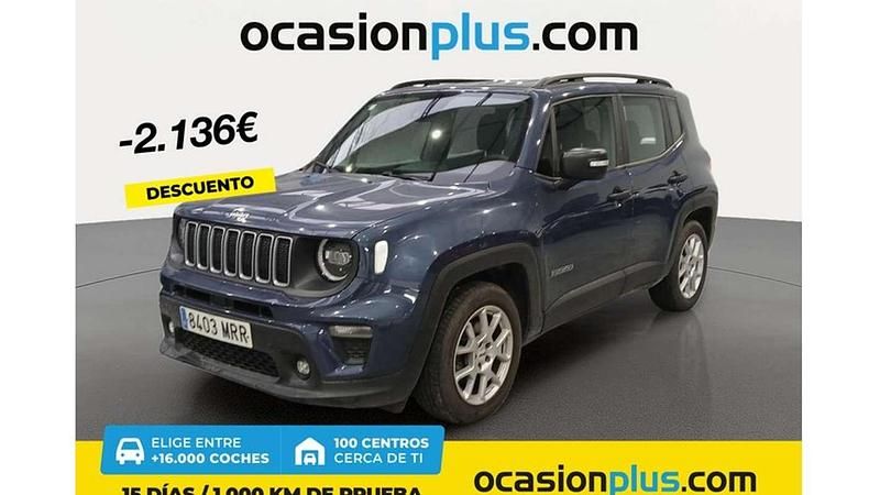 Azul Usado 2024 Jeep Renegade Limited SUV | 20.889 € (Precio justo) - Imagen 1/4