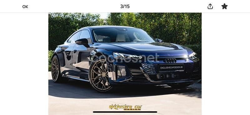 Usado Audi e-tron GT quattro 430 kW (585 CV) 2024 Eléctrico Berlina