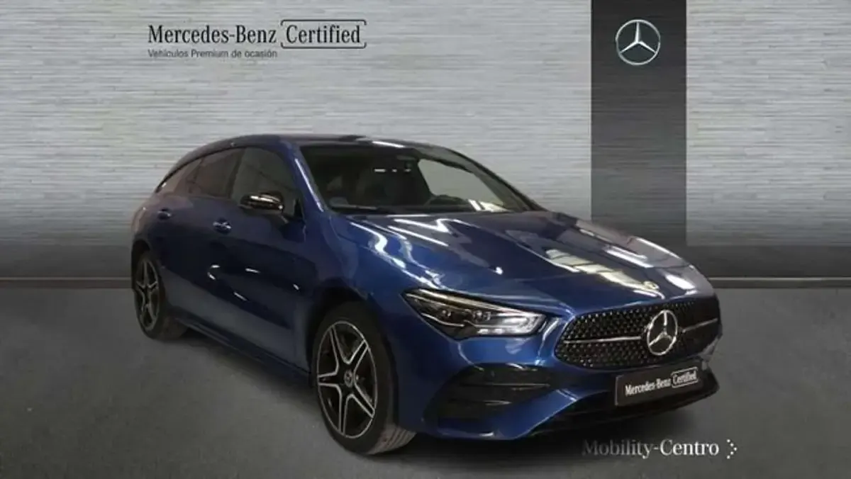 Usado Mercedes CLA250e 218 CV (160 kW) 2024 Azul Coupe