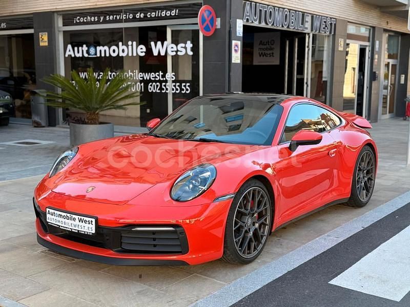 Naranja Usado 2021 Porsche 911 Carrera 4S Coupe | 145.000 € (Buen precio) - Imagen 1/4