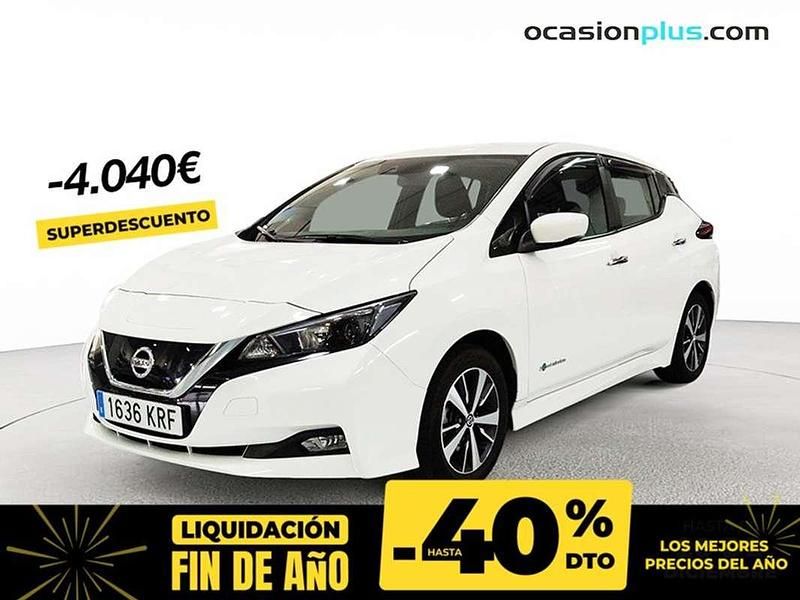 Usado Nissan Leaf Acenta 160 kW (218 CV) 2018 Blanco Utilitario