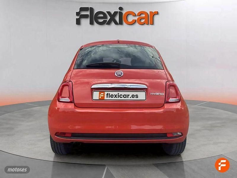 Usado Fiat 500 70 CV (51 kW) 2022 Naranja Berlina