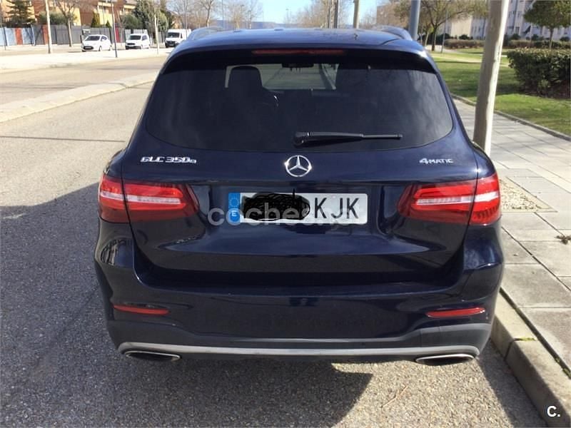 Usado Mercedes GLC350 AMG line 320 CV (235 kW) 2017 Azul SUV