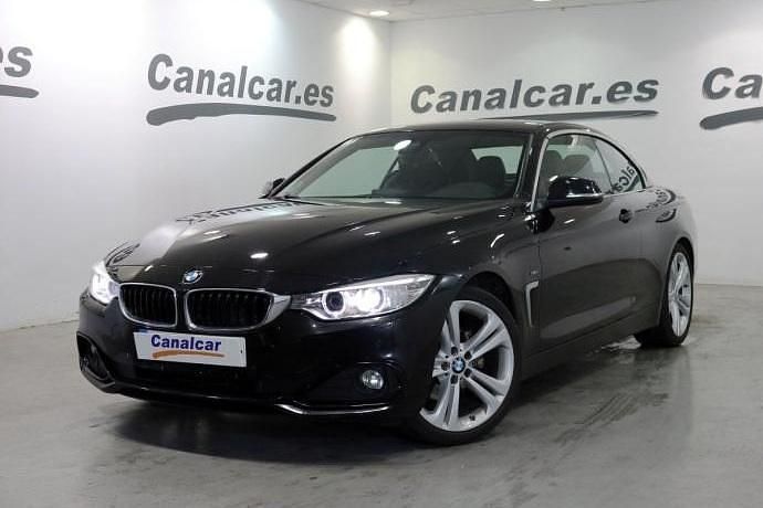 Usado BMW 420 184 CV (135 kW) 2015 Negro Descapotable