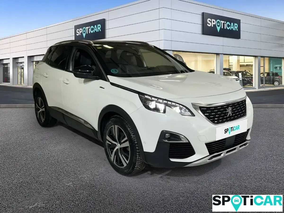 Usado Peugeot 3008 GT-line 130 CV (95 kW) 2020 Blanco SUV