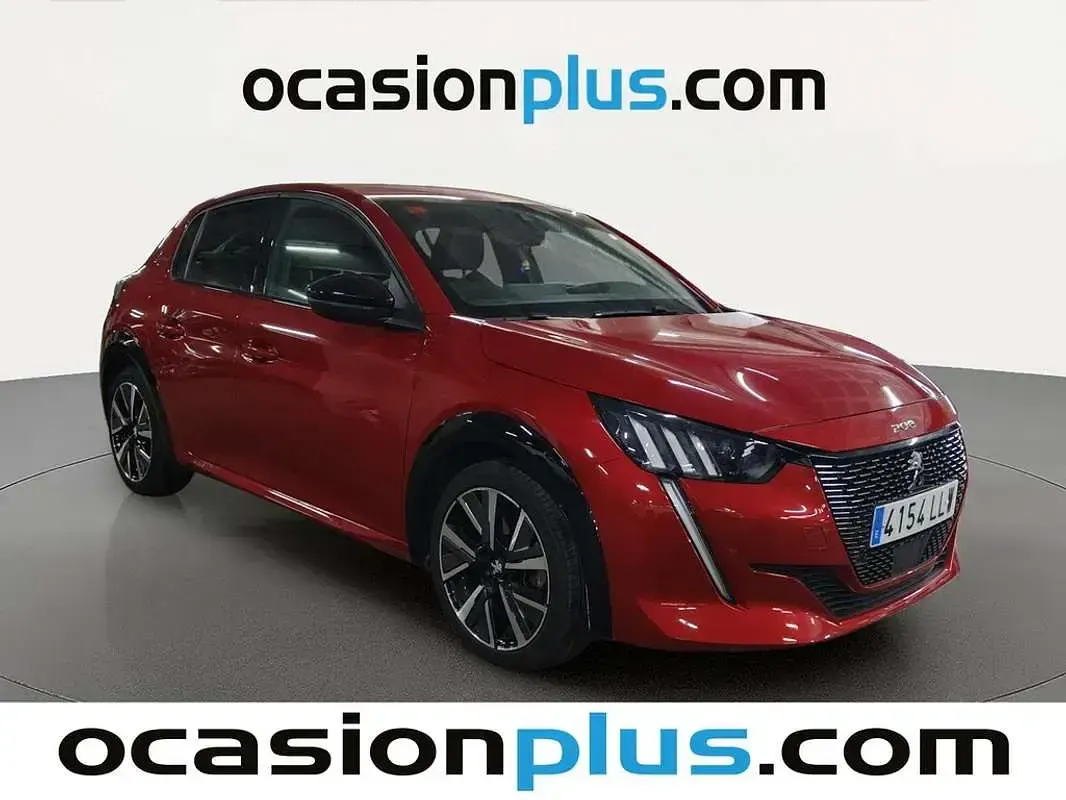 Usado Peugeot 208 GT-line 102 CV (75 kW) 2020 Rojo Utilitario