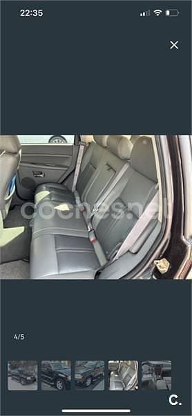 Käytetty Jeep Grand Cherokee Limited 218 HP (160 kW) 2006 Musta Katumaasturi