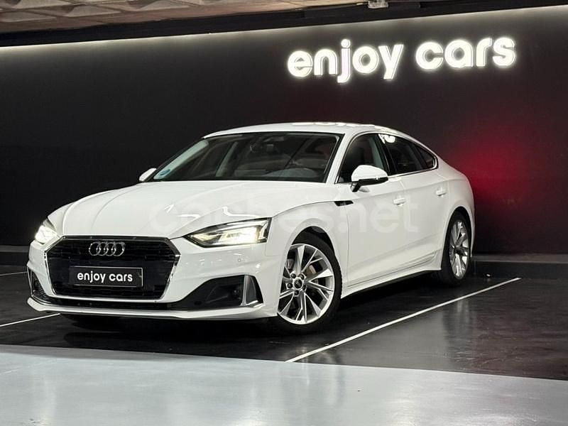 Blanco Usado 2021 Audi A5 Sportback Ambiente Utilitario | 26.990 € (Super precio) - Imagen 1/4