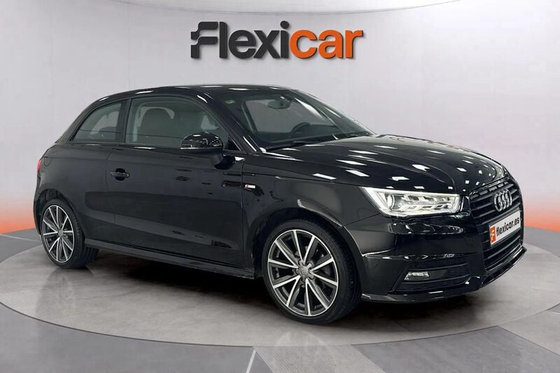 Negro Usado 2015 Audi A1 Ambition Utilitario | 10.190 € (Precio justo) - Imagen 1/4