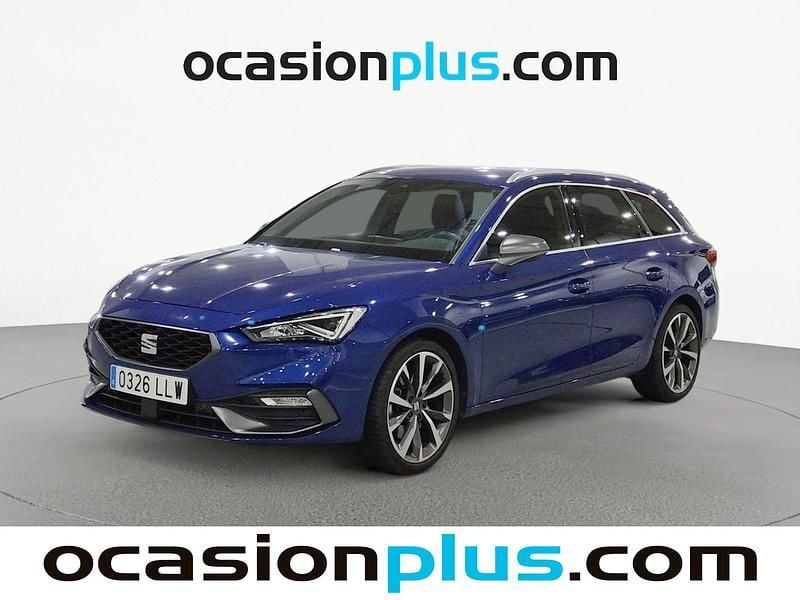 Usado Seat Leon ST FR 150 CV (110 kW) 2020 Azul Familiar