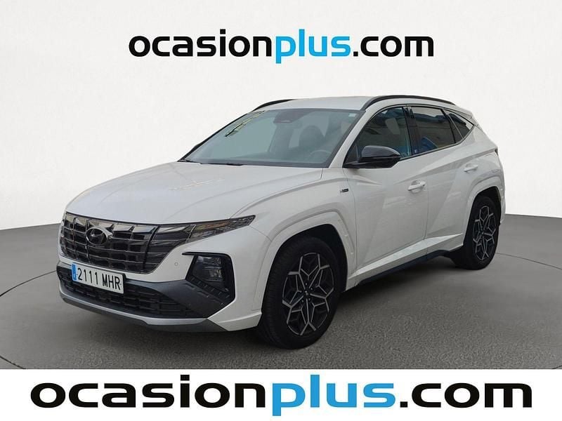 Blanco Usado 2023 Hyundai Tucson N Line SUV | 20.682 € (Precio justo) - Imagen 1/4