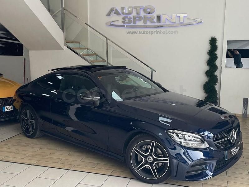 Usado Mercedes C220 194 CV (142 kW) 2020 Azul Coupe