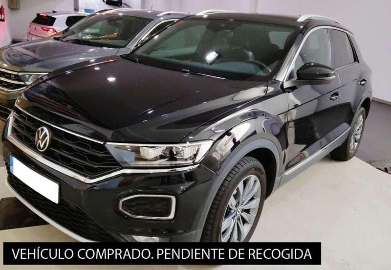 Negro Usado 2021 VW T-Roc Sport SUV | 23.490 € (Precio justo) - Imagen 1/4