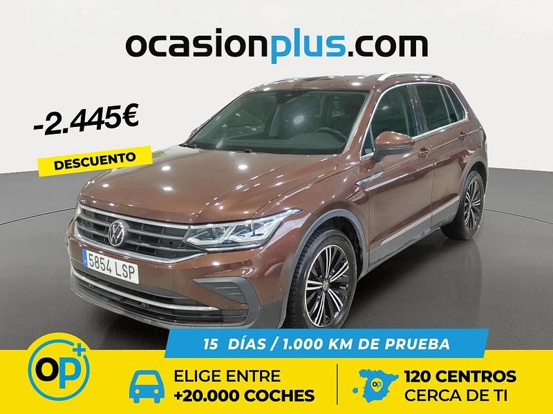 Marrón Usado 2021 VW Tiguan Life SUV | 26.900 € (Precio justo) - Imagen 1/4