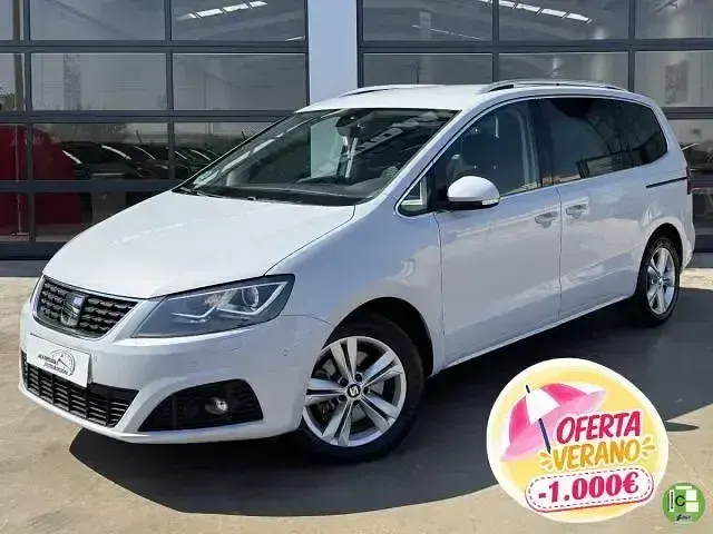 Usado Seat Alhambra XCELLENCE 150 CV (110 kW) 2022 Blanco Monovolumen