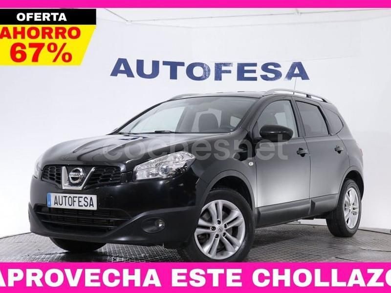 Negro Usado 2012 Nissan Qashqai +2 Acenta SUV | 10.950 € (Precio justo) - Imagen 1/4