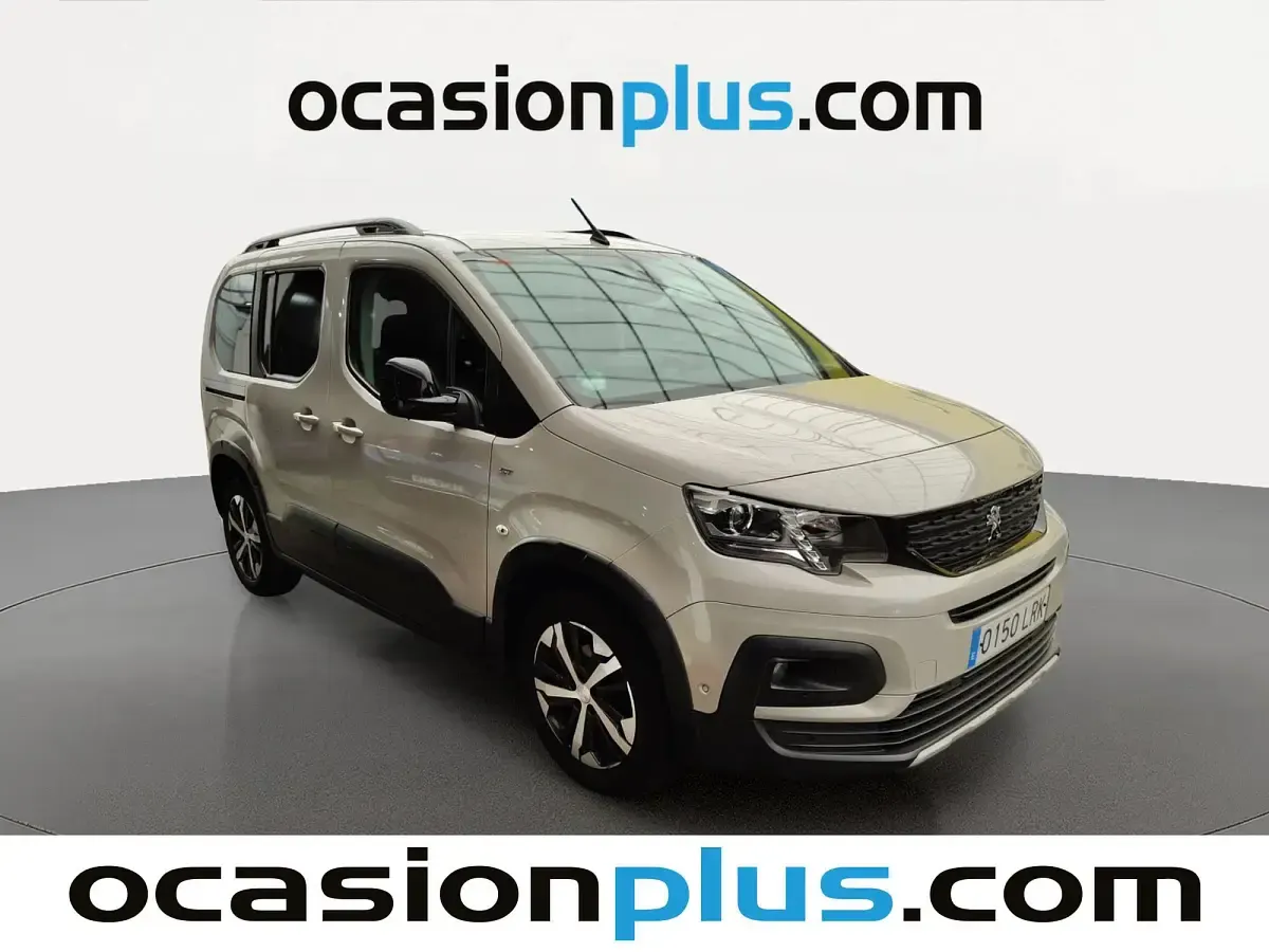 Usado Peugeot Rifter GT 102 CV (75 kW) 2021 Beige Monovolumen