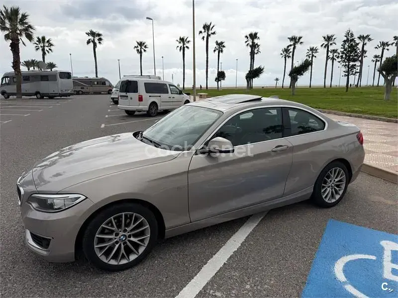 Usado BMW 218 Luxury Line 150 CV (110 kW) 2017 Blanco Coupe