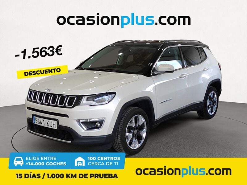 Gris / plata Usado 2018 Jeep Compass Limited SUV | 15.450 € (Precio justo) - Imagen 1/4