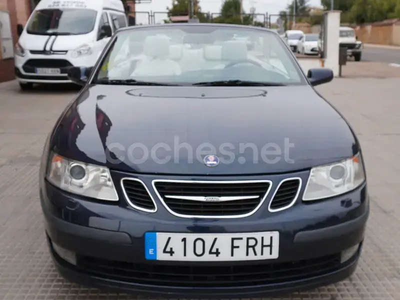 Usado Saab 9-3 Vector 150 CV (110 kW) 2007 Azul Descapotable