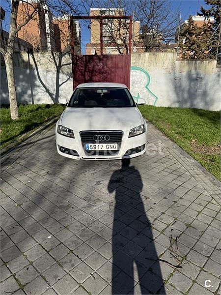 Usado Audi A3 105 CV (77 kW) 2009 Blanco Utilitario