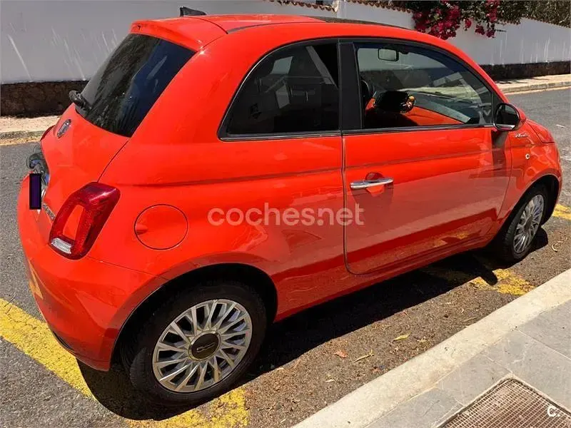 Usado Fiat 500 Dolcevita 70 CV (51 kW) 2023 Naranja Berlina