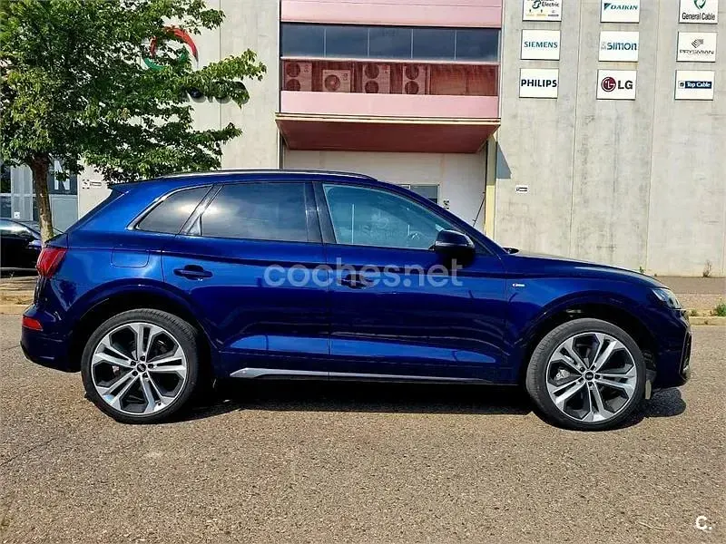 Usado Audi Q5 S-Line 204 CV (150 kW) 2021 Azul SUV