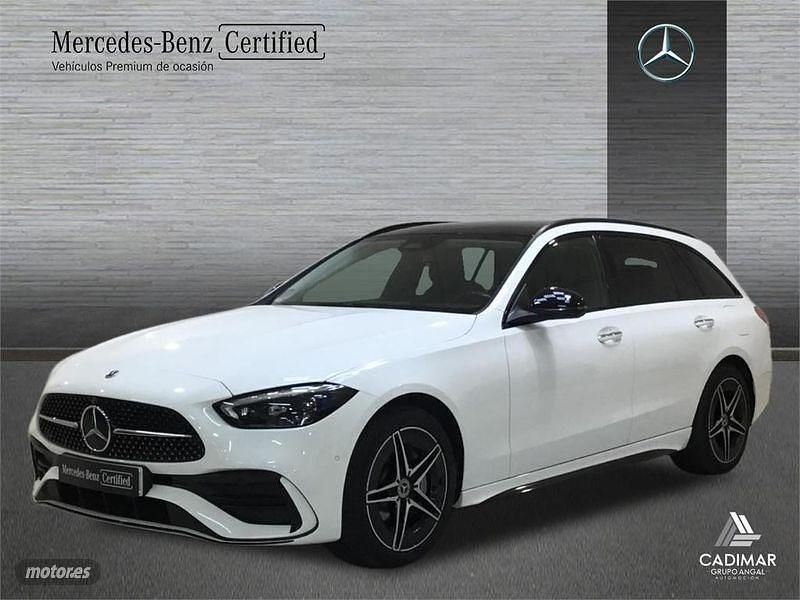 Blanco polar Usado 2022 Mercedes C300e Familiar | 43.900 € (Caro) - Imagen 1/4