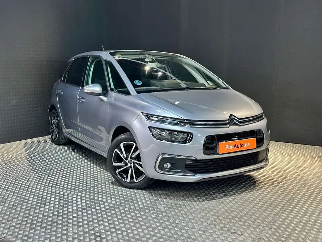 Usado Citroën C4 Feel 120 CV (88 kW) 2018 Gris Monovolumen