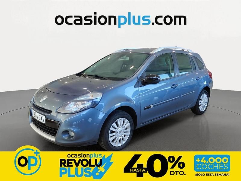 Usado Renault Clio GrandTour Expression 101 CV (74 kW) 2010 Azul Familiar