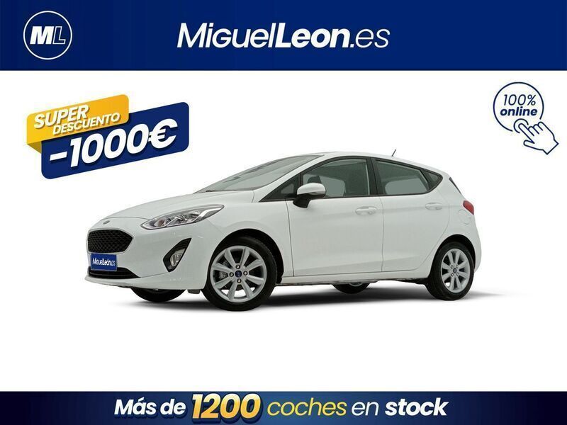 Blanco Usado 2020 Ford Fiesta Trend Utilitario | 11.985 € (Precio justo) - Imagen 1/3