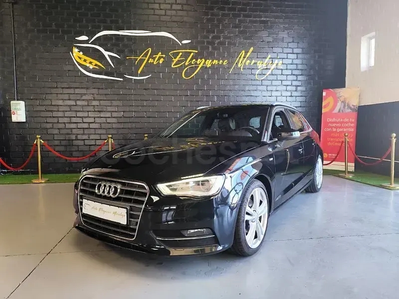 Usado Audi A3 S-Line 150 CV (110 kW) 2016 Negro Berlina