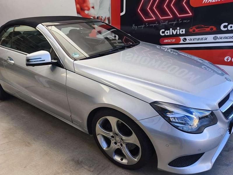 Usado Mercedes E200 184 CV (135 kW) 2016 Plateado Descapotable
