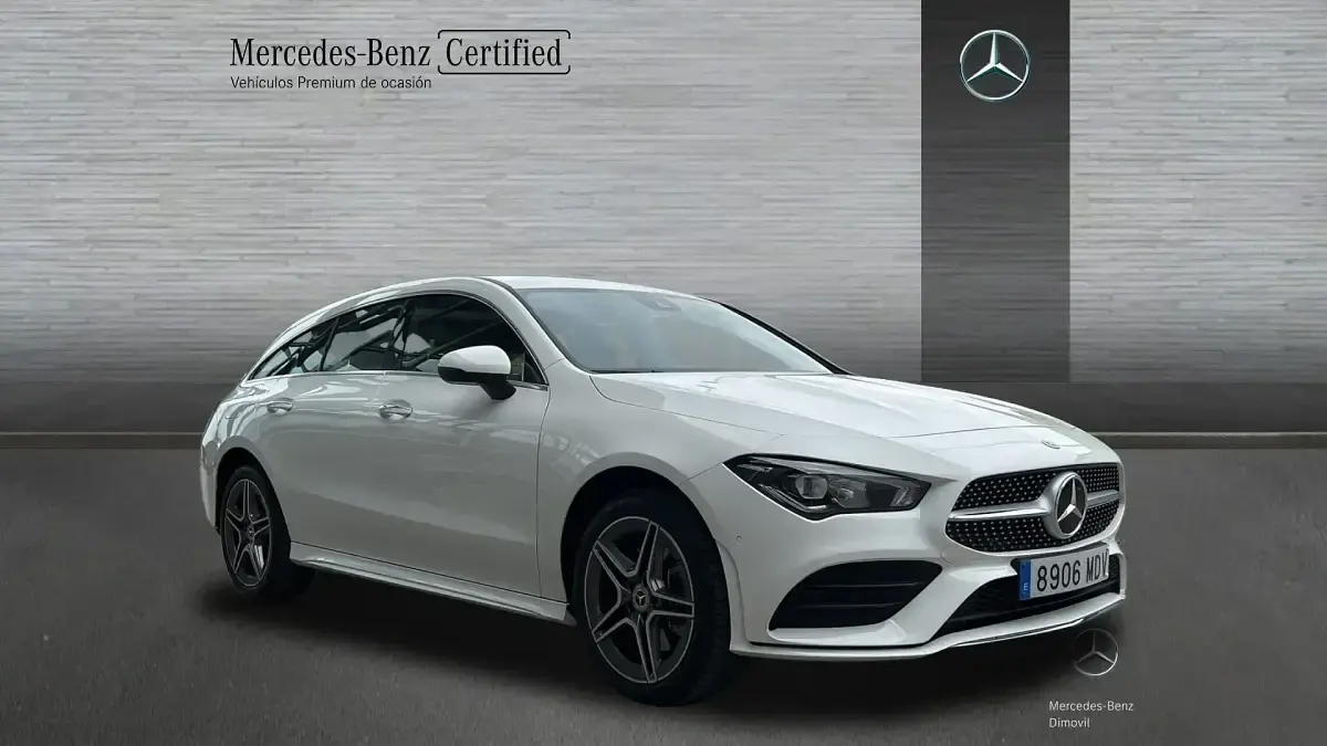 Usado Mercedes CLA250e Shooting Brake 218 CV (160 kW) 2023 Blanco polar Familiar