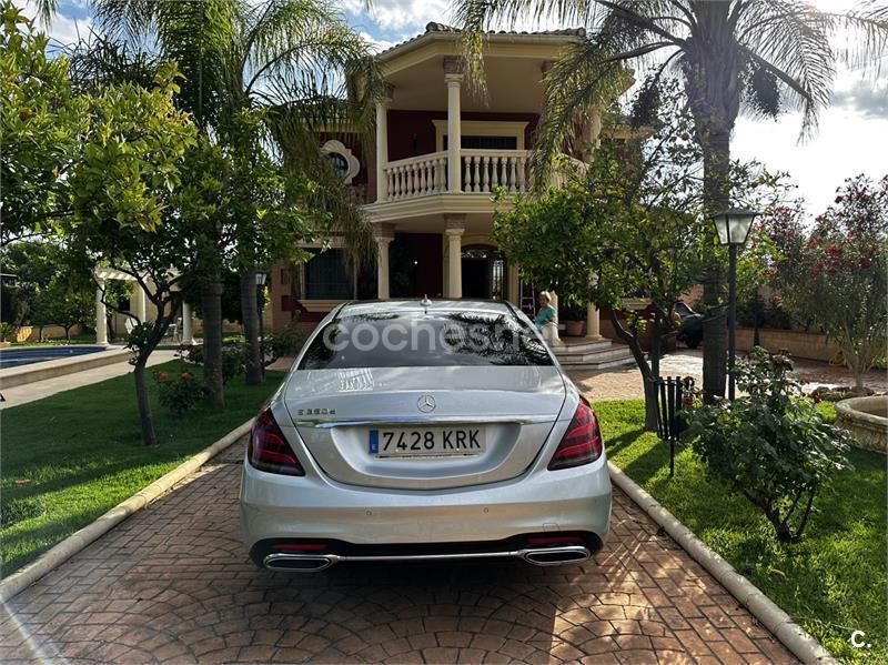 Usado Mercedes S350 286 CV (210 kW) 2018 Gris / plata Berlina