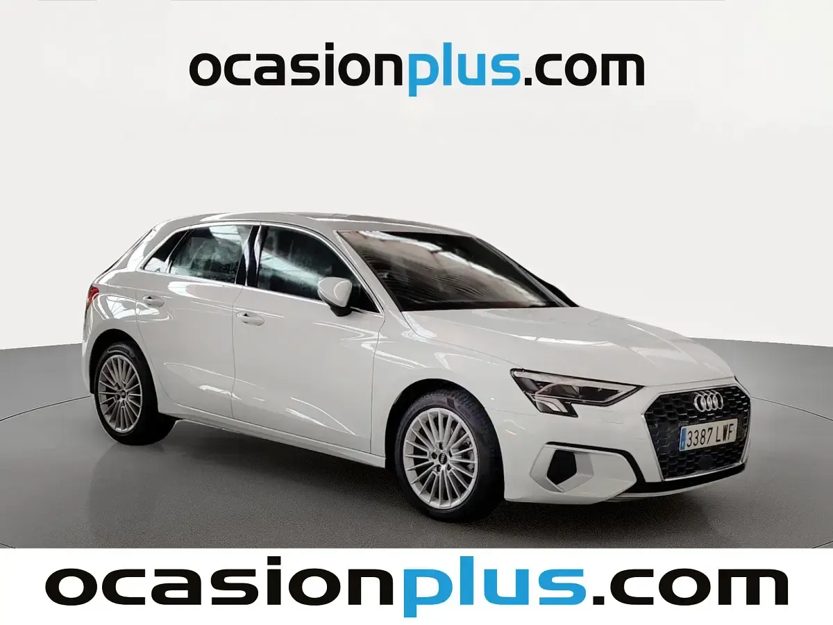 Usado Audi A3 Sportback Advanced 116 CV (85 kW) 2022 Blanco Utilitario