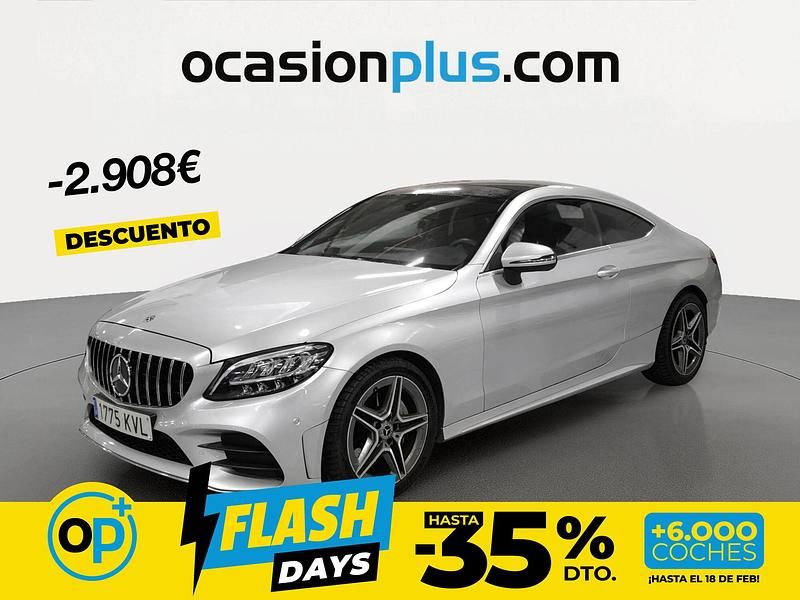 Usado Mercedes C220 194 CV (142 kW) 2019 Gris Coupe