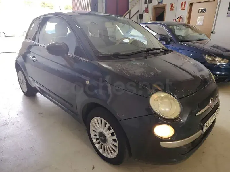 Usado Fiat 500 Lounge 100 CV (73 kW) 2008 Azul Berlina