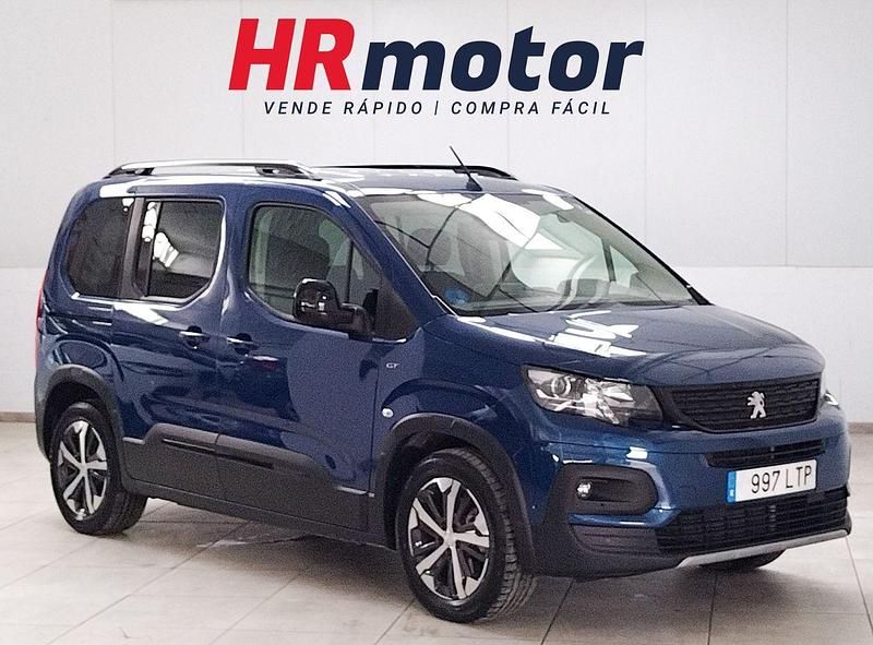 Azul Usado 2021 Peugeot e-Rifter GT Monovolumen | 23.690 € (Precio justo) - Imagen 1/4