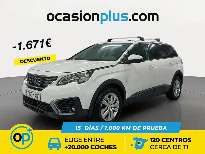Usado Peugeot 5008 Active 130 CV (95 kW) 2018 Blanco SUV