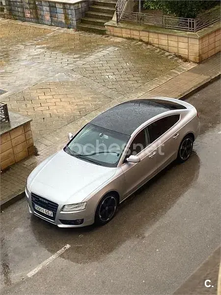 Usado Audi A5 Sportback 143 CV (105 kW) 2009 Gris / plata Utilitario