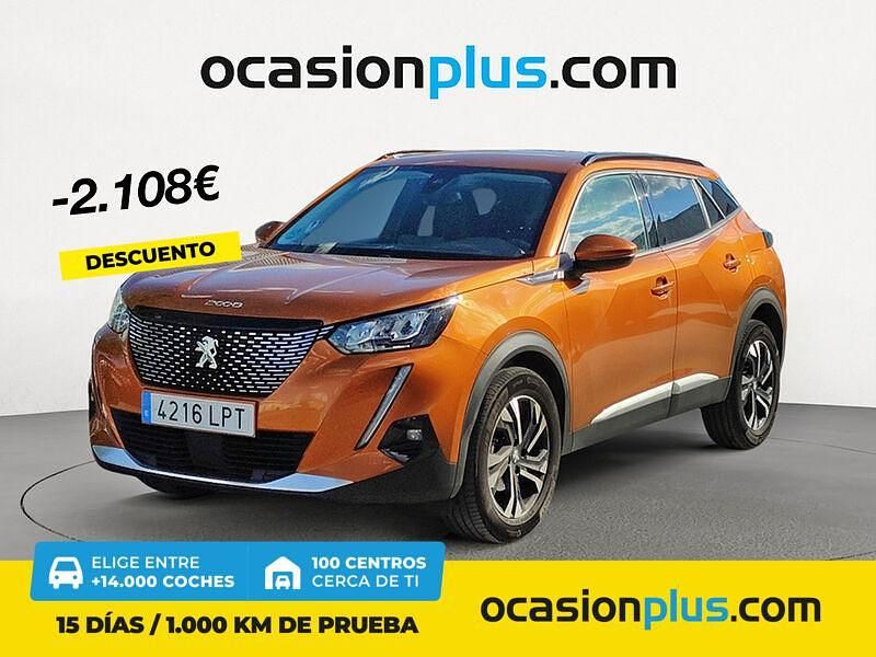 Naranja Usado 2021 Peugeot 2008 Allure SUV | 16.700 € (Precio justo) - Imagen 1/4