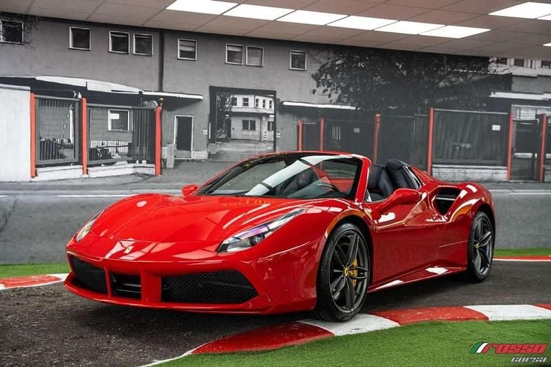 Usado Ferrari 488 670 CV (492 kW) 2016 Rojo Descapotable